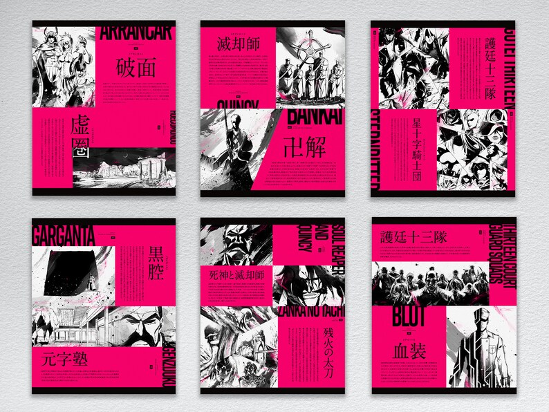 Anime Manga Poster Bleach Thousand Year Blood War Eyecatch Etsy