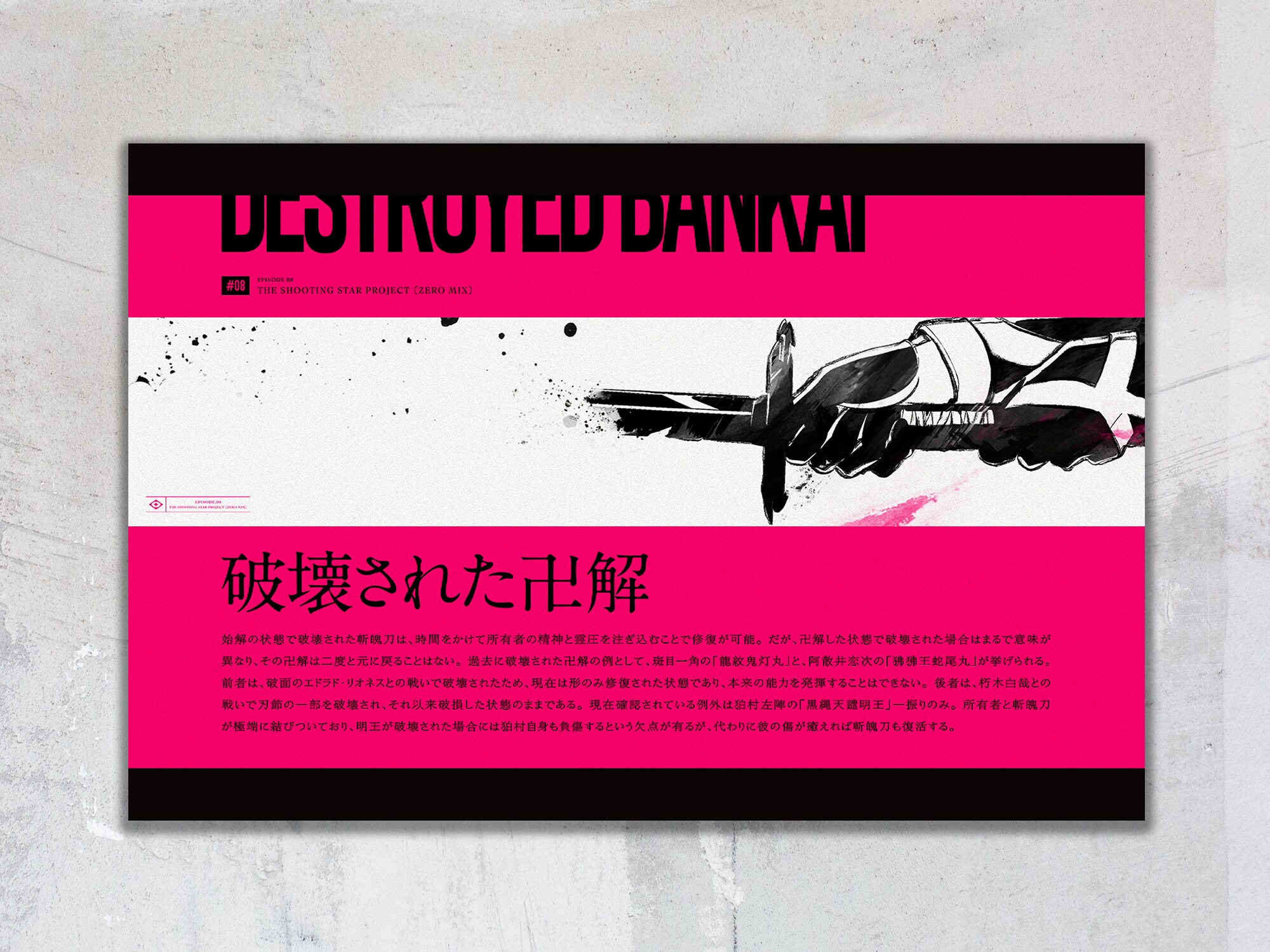 Anime Manga Poster Bleach Thousand Year Blood War Eyecatch Etsy Canada