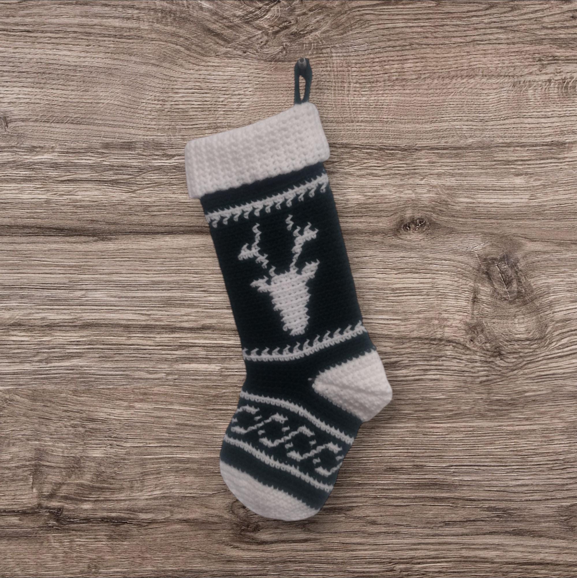 Deer Christmas Stocking Pattern - Etsy