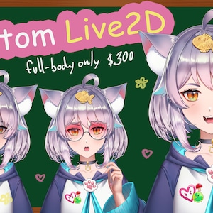 Liv2d Model Hoge Kwaliteitscommissie voor VTuber.