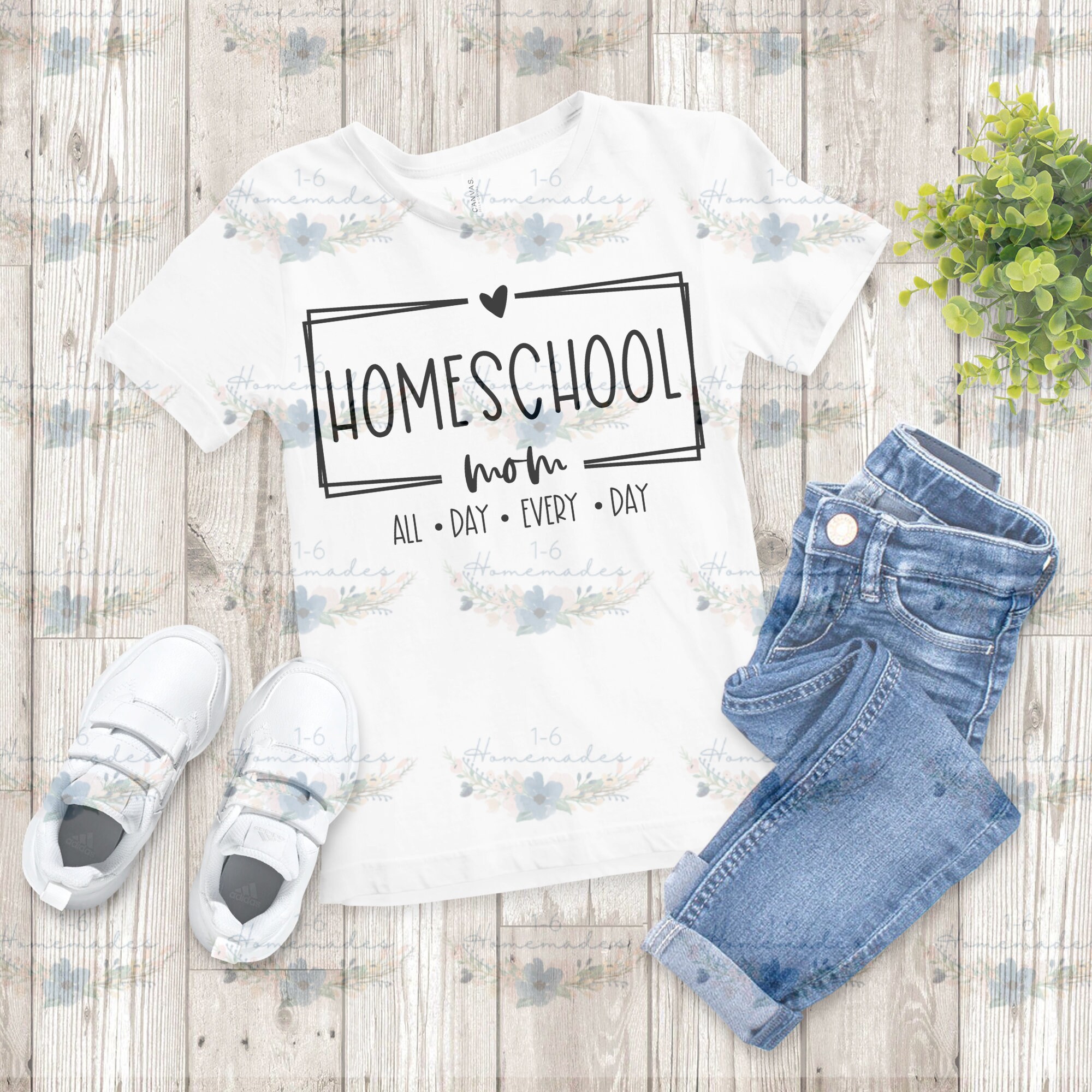 Homeschool Mom Design PNG-SVG - Digital Download