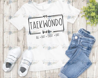 Taekwondo Mom Design PNG-SVG - Download digitale