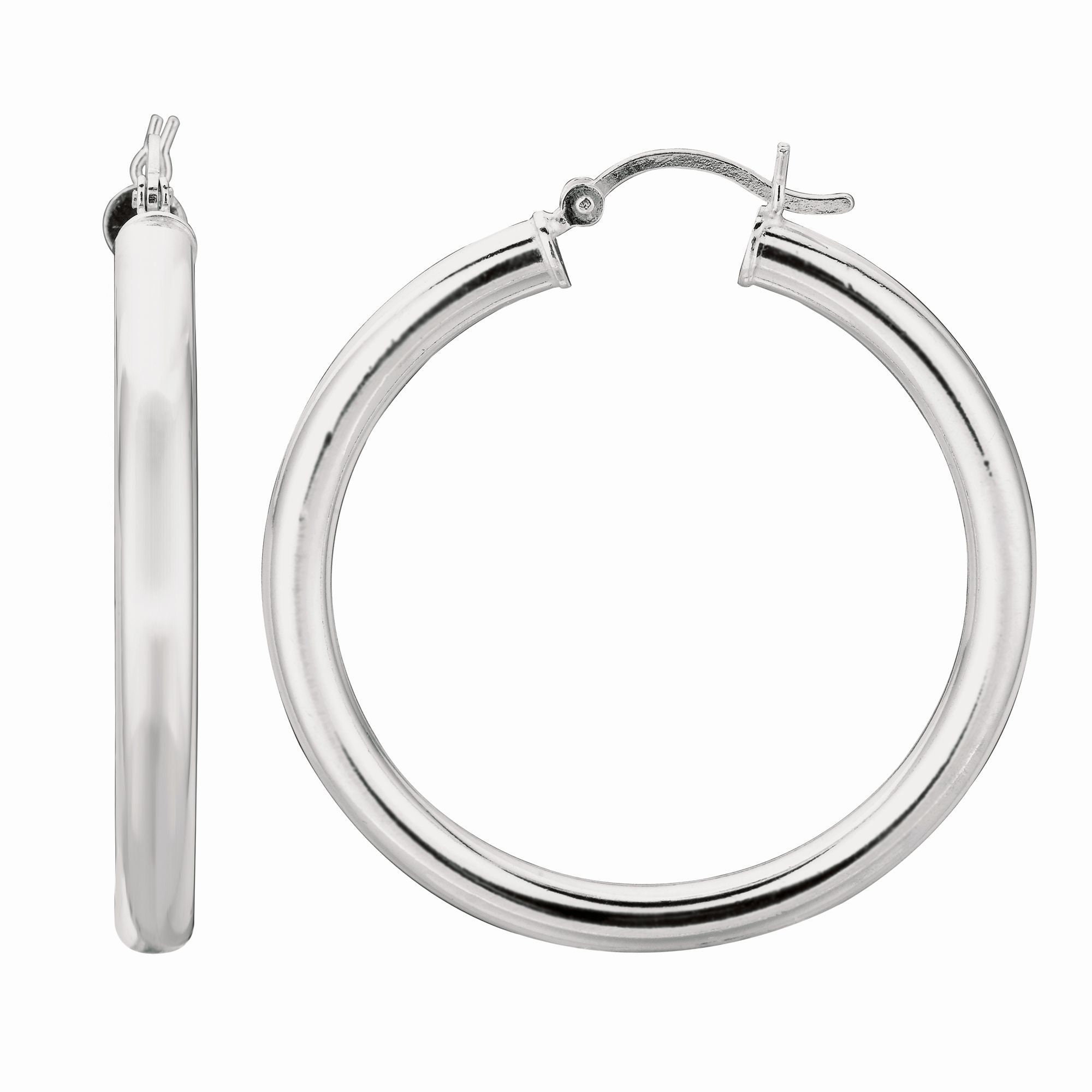 925 Sterling Silver Huggie Earrings main image 0