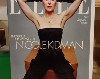 Elle Magazine April 2024 Nicole Kidman - The Impact Issue - Secret Superpower