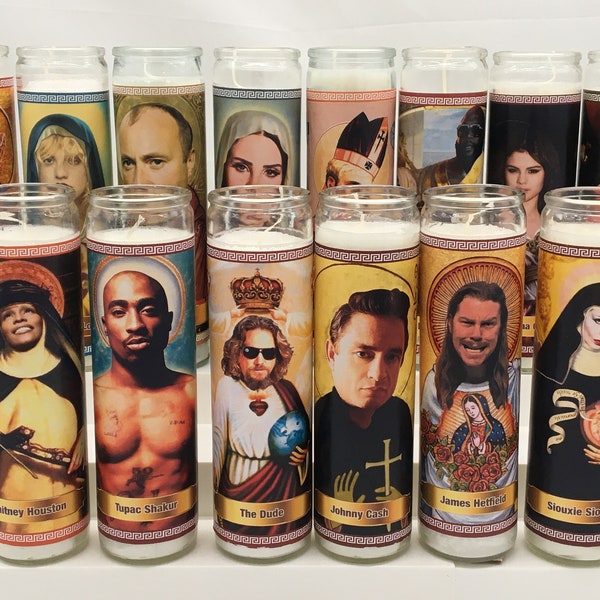 Saint Candles Etsy