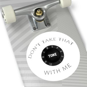 Nie zabieraj tego tonu ze mną śmieszne naklejki winylowe na gitarę