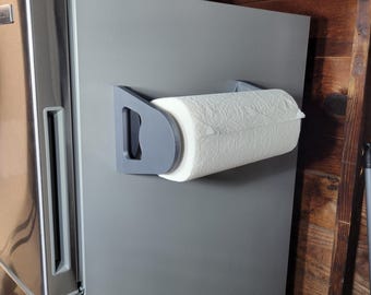Magnetic Paper Towel Holder - Versatile Horizontal & Vertical Mount for Kitchen, Garage, or Office