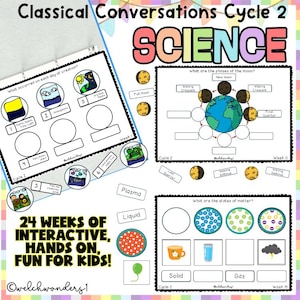 Classical Conversations Cycle 2 Science Interactive Binder | Homeschool ...
