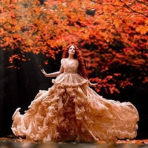 Vestido de estrella dorada