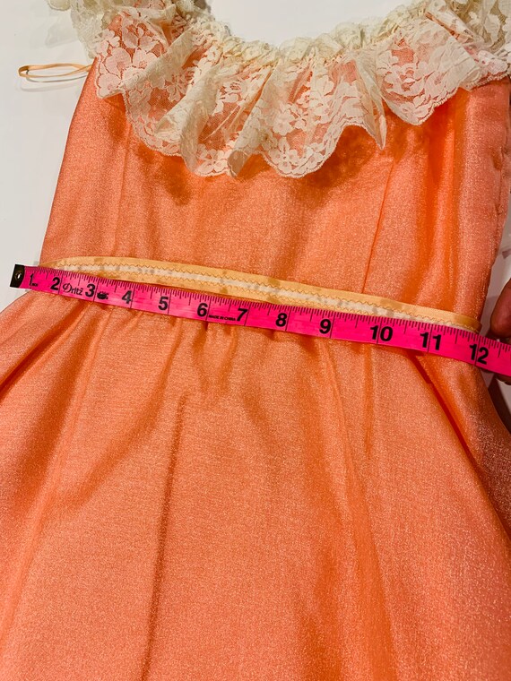 Puff True Vintage 80s long ruffle southern belle … - image 3