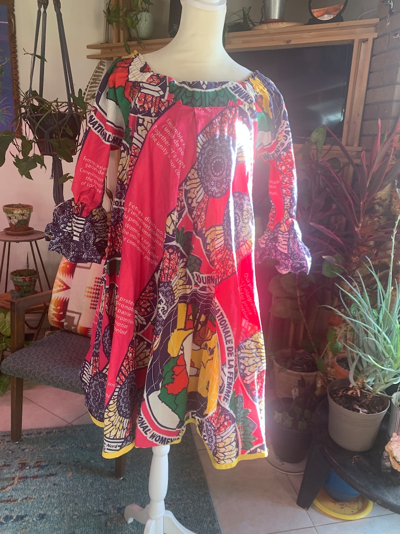 Handmade West African Dress Blouse From Cameroon International Womens ...