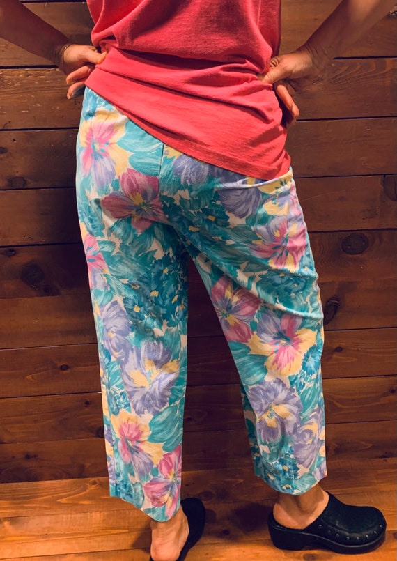 Flower power True Vintage 1980s colorful tropical 