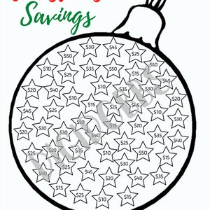 1500 Christmas Savings Challenge, Envelope Challenge, Savings Challenge, Savings Tracker, Christmas Savings