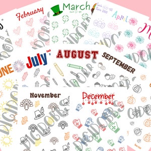Year of Saving Challenges, 12 Monthly Challenges, Save 100 a month, 1200 a year, PDF Format, Digital Download, Envelope Challenge