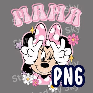 MAMA mini topo groovy PNG