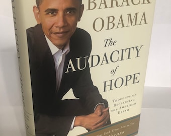 The Audacity Of Hope By Barack Obama Signed First Edition Signed When Senator