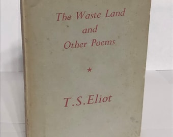 The Waste Land and Other Poems T.S. Eliot First Edition Very Rare Book 1940