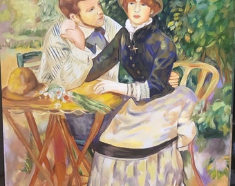 In the Garden by Pierre Auguste Renoir Painting Oil on Canvas 1885