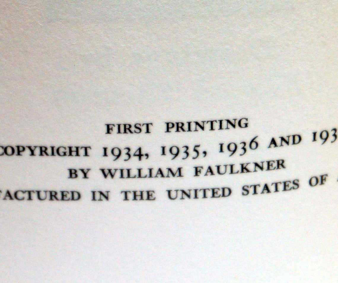 The Unvanquished by William Faulkner First Edition 1938 Rare Book - Etsy
