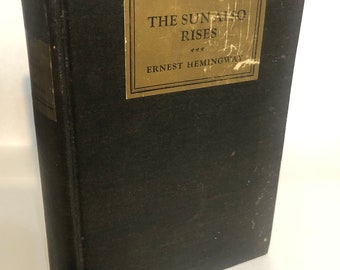 The Sun Also Rises By Ernest Hemingway First Edition Rare Book