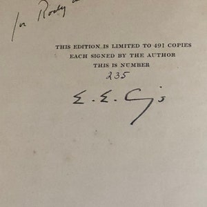 Untitled By E.E. Cummings Signed First Edition 1930 Rare Book image 3