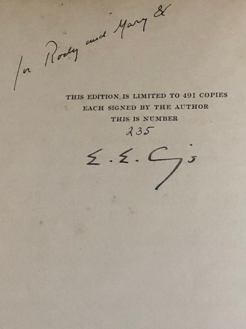 Untitled By E.E. Cummings Signed First Edition 1930 Rare Book image 3