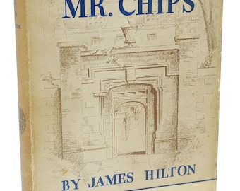 Livre rare Good-bye Mr. Chips de James Hilton, première édition 1934