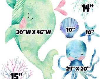 Yard Card Lawn Decor: seashells Party Props Decoration Backdrops Coro-last cutouts Sings Centerpieces (No Stakes or Stands Included)