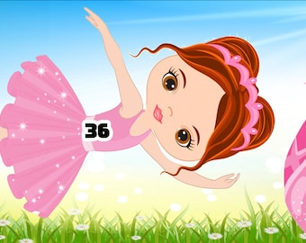 Yard Card Lawn Decor: Ballet Pink Party Props Decoration Backdrops Coro-last cutouts Sings Centerpieces (No Stakes or Stands Included)