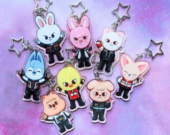 Stray Kids SKZOO Racer Key Rings