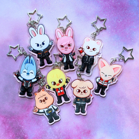 Stray Kids SKZOO Racer Key Rings - Etsy