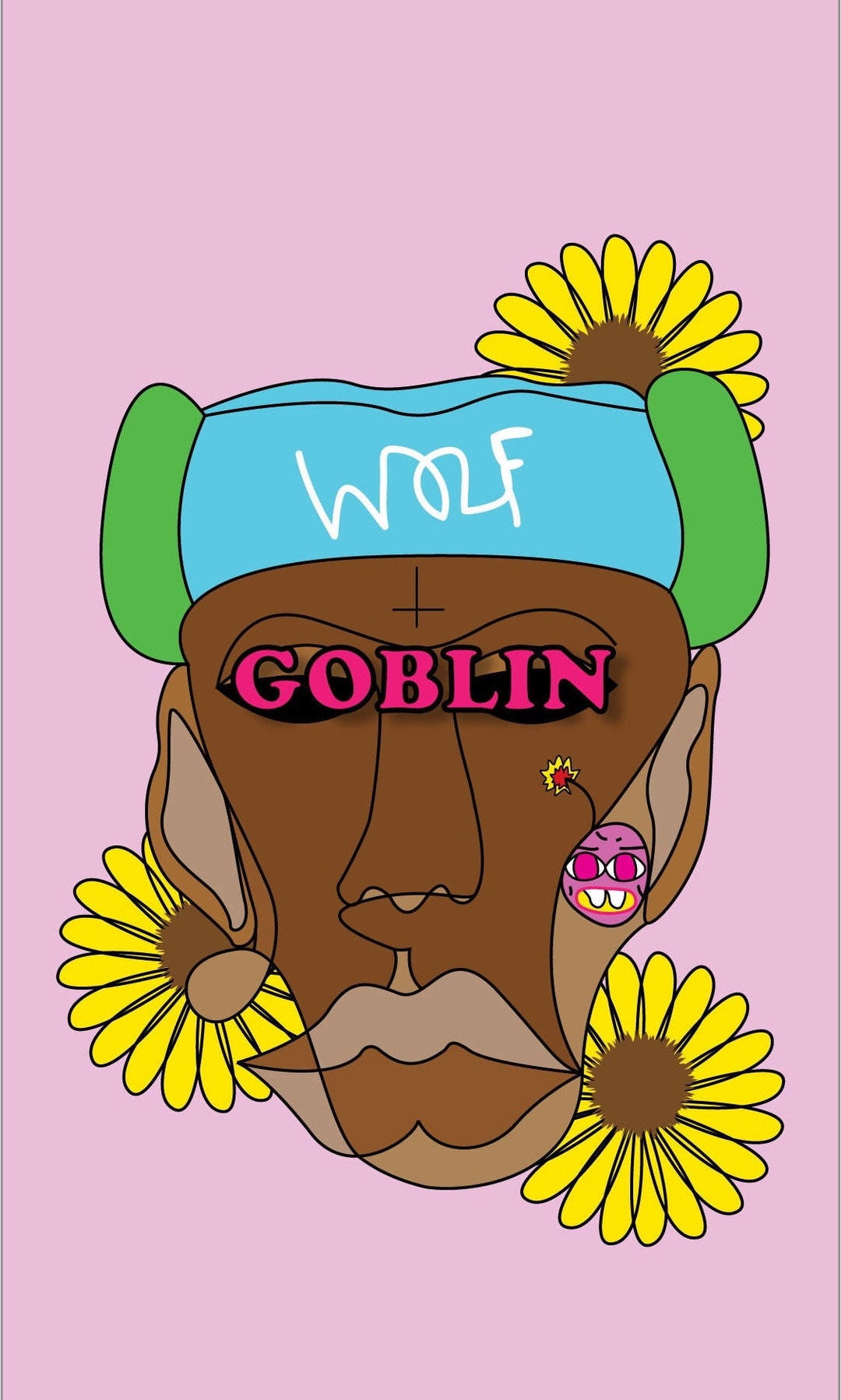 Abstract Tyler the Creator Poster Etsy