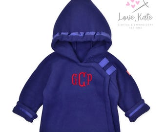Monogrammed Fleece Widgeon Favorite Jacket | Navy