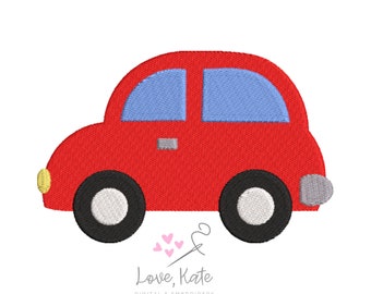 Mini Car Embroidery Design