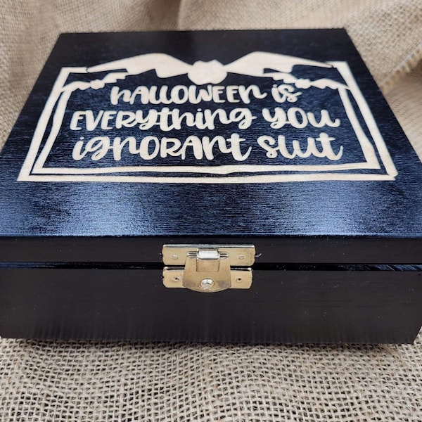Halloween,  Decor box, wooden box, Gift