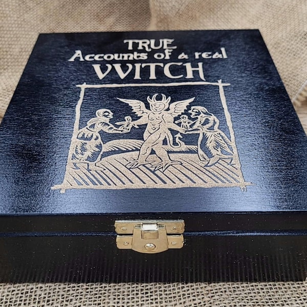 Decor box, wooden box, Gift, Halloween, engraver