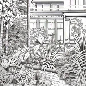 Garden Mindfulness Coloring Pages for Adults or Children. Printable - Etsy