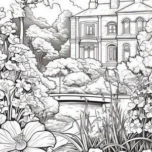 Garden Mindfulness Coloring Pages for Adults or Children. Printable - Etsy