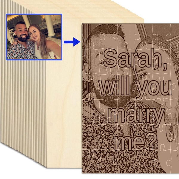 Personalized proposal puzzle | will you be my girlfriend puzzle | custom photo puzzle | proposal gift idea | photo puzzle |will you marry me