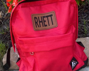 Personalized Kids Backpack Mini Toddler Backpack Custom Name Patch Small School Bag Daycare Bag Preschool Backpack Gift