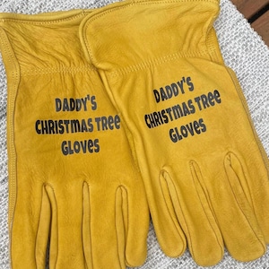 Personalized Work Gloves, Gardening Gloves, For Dad, Custom Gloves For Work, Gift For Men, Construction Work Gloves Vinyl, Logo On Gloves