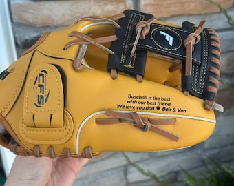Personalized Engraved Baseball Glove with Name