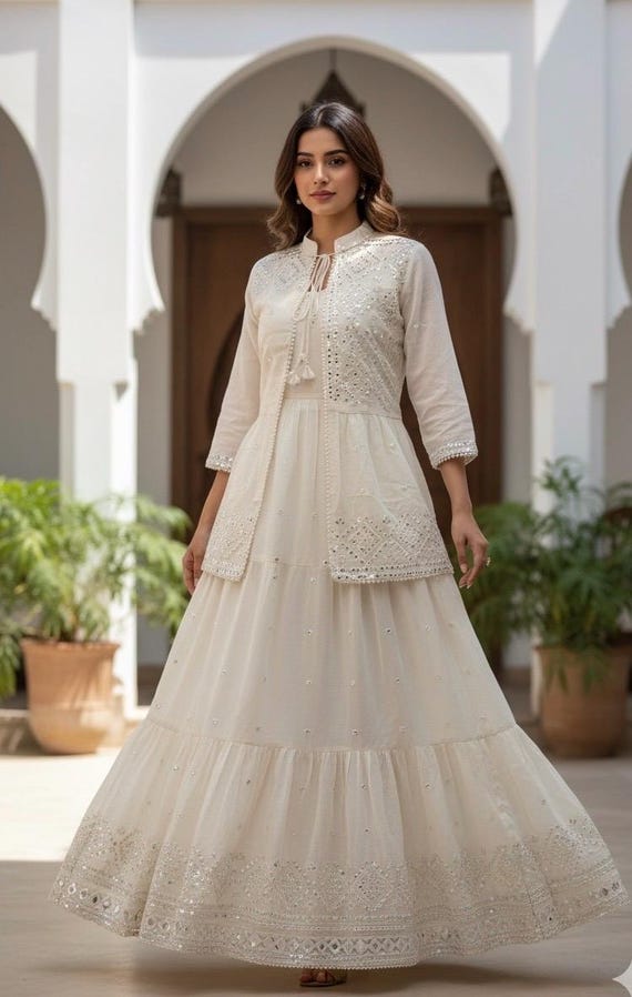 open lace back dress Buy Indo Western Designer Gown in Canada