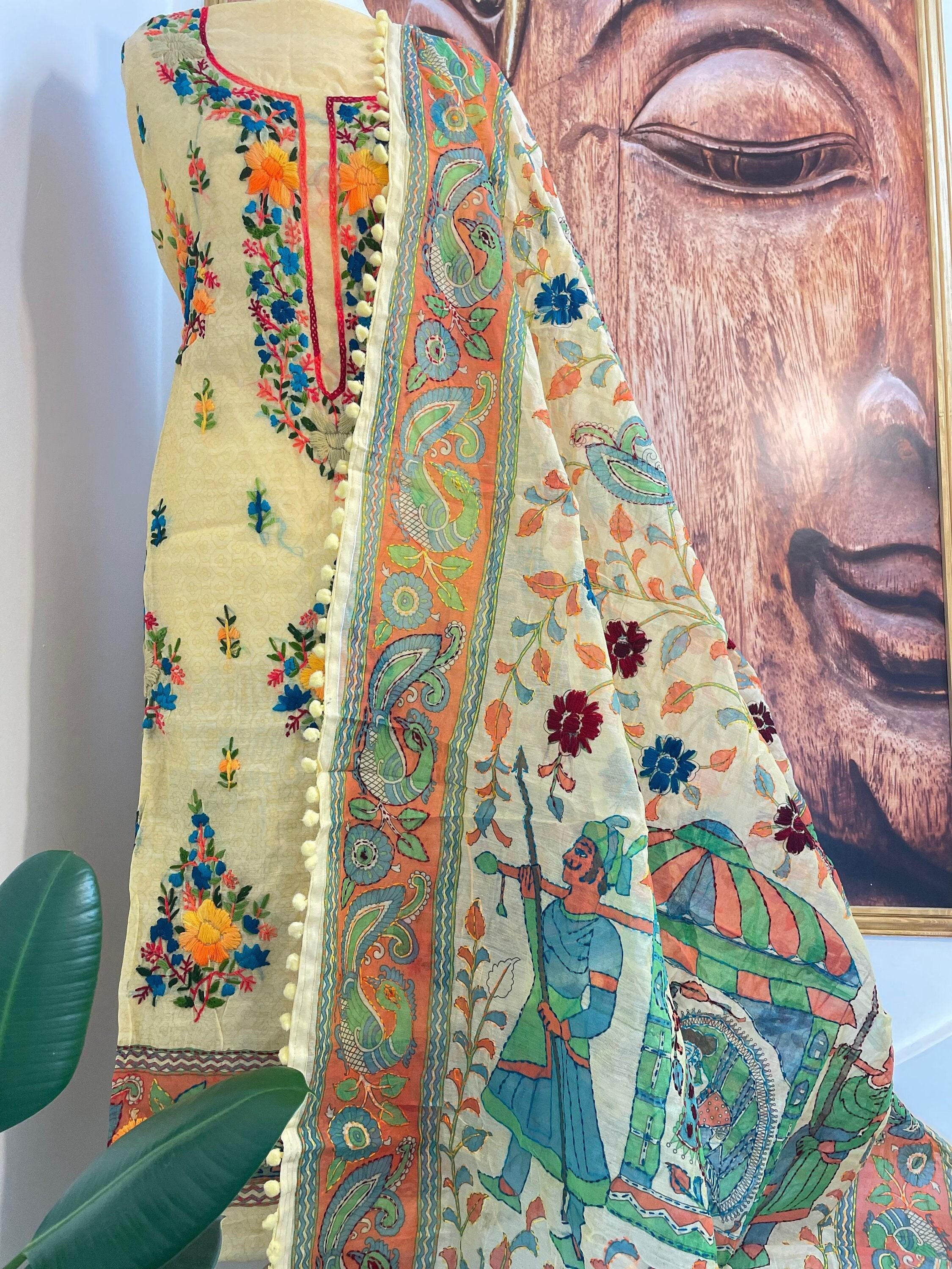 Unstitched Women Cotton Suits Etsy