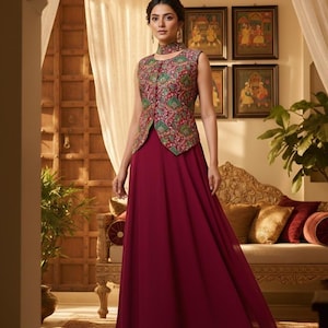 modern sharara dress with jacket Shop Black Printed Jacket Sharara Suit