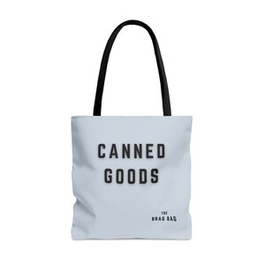 Grey Itemized Can Bag