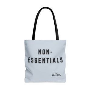 Grey Itemized Non-Essentials Bag