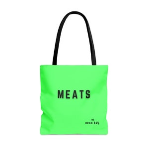 Green Itemized Meat Bag