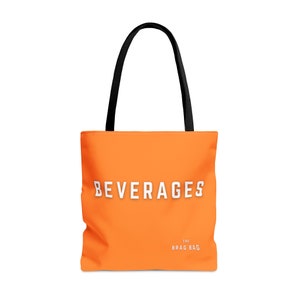 Orange Itemized Beverage Bag