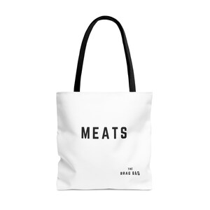 White Itemized Meat Bag